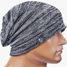 The beanie for men and women Stretchy and Oversized beanie, fit for the most. 60% polyester and 40% acrylic. For summer and winter. Mens Slouchy Beanie, Slouchy Beanie Hat, Mens Stripes, Slouchy Beanie, Men's Knit, Summer Winter, Striped Knit, Beanie Hats, Men And Women