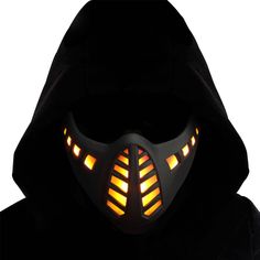 PRICES MAY VARY. 🅥 【 𝐂𝐨𝐬𝐩𝐥𝐚𝐲 𝐏𝐮𝐧𝐤 𝐇𝐞𝐥𝐦𝐞𝐭 𝐌𝐚𝐬𝐤 】Equipped with energy-saving LED lights, the mask offers a battery life of at least 4 hours. Designed with a one-button light switch located below the mask for freely turn the masks lights on or off. 🅥 【 𝐅𝐢𝐭𝐬 𝐀𝐥𝐥 𝐇𝐞𝐚𝐝 𝐒𝐢𝐳𝐞𝐬】designed with an adjustable hook and loop fastener around the head, connecting with the mask, making it easy to install and remove for users. 🅥 【 𝐀𝐮𝐭𝐡𝐞𝐧𝐭𝐢𝐜 𝐃𝐞𝐭𝐚𝐢𝐥𝐬 】The elabo Techwear Mask, Futuristic Mask, Cyberpunk Mask, Cyberpunk Cosplay, Music Festival Accessories, Light Mask, Unique Masks, Halloween Party Props, Led Mask