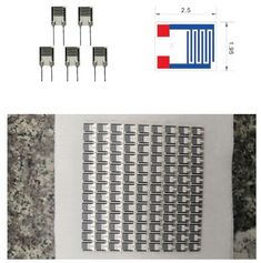 several different types of electronic components are shown in this image and on the same page