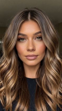 🌸 Exquisite Bronze Highlights On Dark Hair fall bronde balayage Allure | Trending Now Darker Roots Lighter Ends, Light Ends On Brown Hair, Dark Eyebrows Hair Color, Dark Suede Blonde, Dark Eyebrows Light Hair, Light Balayage On Dark Hair, Soft Balayage On Dark Hair, Bronze Highlights On Dark Hair, Chocolate Brown With Highlights