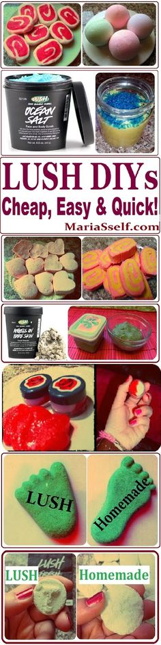 lush diy's cheap, easy and quick homemade treats for the homemaker