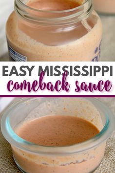 an easy mississippi come back sauce recipe in a jar