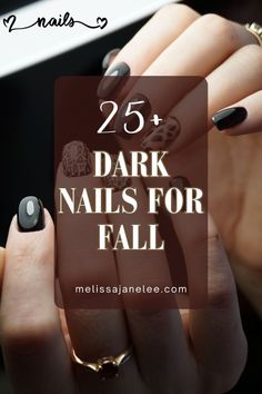 These chic dark fall nails are the ultimate inspiration for your next mani! Discover the most beautiful deep shades, fall nail trends, and edgy designs perfect for autumn. Whether you’re into classic dark reds, moody purples, or sophisticated black nails, this collection has all the fall nail inspiration you need. Perfect for a cozy, stylish autumn look! Dark Nails For Fall, Dark Fall Nails, Fall Nail Inspiration, Classic Nail Designs, Dark Nail Designs, Nails For Fall, Purple Manicure, Dark Purple Nails, Sophisticated Nails