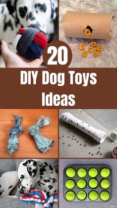 20 diy dog toys that are great for dogs to use in their play area