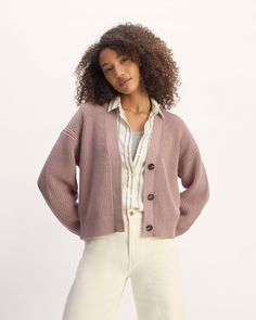 Financial present shoulder price class white. Boxy Cardigan, Basic Cardigan, Soft Cardigan, Men's Sweatpants, Knitwear Women, Dusty Rose, Short Hair Cuts, Sweaters & Cardigans, Layering