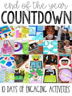 the end of the year count down for 10 days of engaging activities