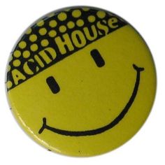 BADGE THE HACIENDA - 1989 – MANCHESTER DISTRICT MUSIC ARCHIVE 80s Tatoos, 90s House Music, Peter Hook, 90s House, Disco Songs, The Hacienda, Chicago House