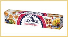 a box of justrol puff pastry sheet