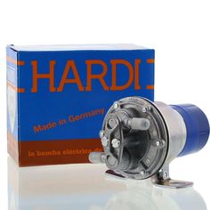 an electric motor is shown in front of a box with the words chardi written on it