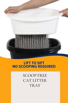 Lift to Sift, No Scooping Required: Easy to clean Maximum Smell Control - #Affiliate #cat#Catlitterbox#catlover#catmusthaves#litterbox#odorcontrol#Bestseller#Catlittermat#litterboxmat#Amazon’sChoice Litter Tray, Free Cats, Free Cat, Made In Usa, Tray