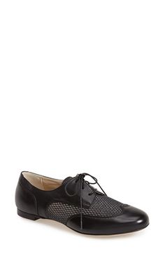 AGL Attilio Giusti Leombruni Net Inset Wingtip Oxford (Women) available at #Nordstrom Wingtip Oxford, Womens Oxfords, Oxford, Sleek, Nordstrom, Makeup, Free Shipping, Hair