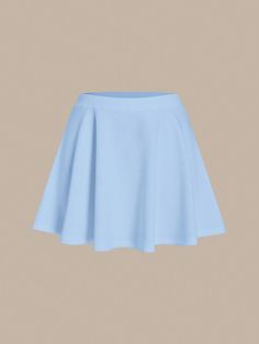 Baby Blue Skirt, Shein Basics, Blue Skort, Blue Skirts, Women Skirts, Blue Skirt, Casual Skirt, Kids Beachwear, Strawberry Shortcake