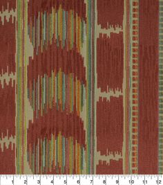 An exciting cut pile Ikat design Velvet Ikat with its multi - colored, multi - dimensional pattern explosion will add excitement to any room or home décor projectContent: 42% Polyester, 58% Rayon , acrylic backedWidth: 54 InchesUpholstery polyester blendPrintHeavy UpholsteryHorizontal Repeat: 135 InchesVertical Repeat: 47InchesDurability: 51000ImportedSold By The YardDry Clean Only Ikat Fabric Upholstery, Upholstry Fabric, Ikat Design, Multi Dimensional, Fabric Textures, Glass Studio, Ikat Print, Sofa Upholstery, Ikat Fabric