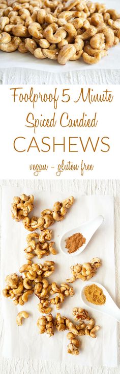 the ingredients to make this recipe include cashews