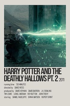 the poster for harry potter and the deathly hallowset 2