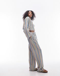 Pants & Leggings by Topshop Welcome to the next phase of Topshop Regular rise Drawstring waistband Side pockets Regular fit Leggings Sale, Printed Trousers, Beach Pants, Satin Slip Dress, Maxi Dress Trend, Black Wrap Dress, Swimwear Sale, Petite Maternity, Hoodies For Sale