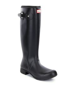 Shop for Hunter Women's Original Matte Tour Buckle Strap Rain Boots at Dillard's. Visit Dillard's to find clothing, accessories, shoes, cosmetics & more. The Style of Your Life. Classic Rain Boots For Outdoor Fall Use, Classic Rain Boots For Fall Outdoor, Classic Rain Boots For Fall Outdoor Activities, Classic Insulated Waterproof Boots, Classic Knee-high Outdoor Boots, Women's Rain Boots, Wellington Boot, Womens Rain Boots, Wellington Boots