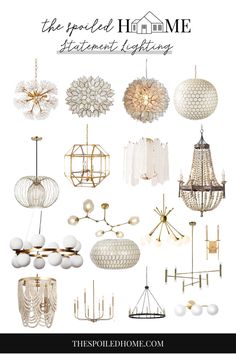 the top ten chandeliers in this postcard are from the shoppedhome com