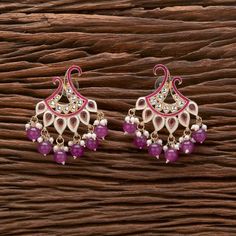 Purple Kundan Chandbali Earrings for Girls and Women. Light weight earrings. Earrings dimensions  Length: 2 inch Width: 2 inch Perfect gift for any occasion for yourself and your dear ones. Stylish and trendy earrings from the of, perfect for all occasion. Ethnic Wear. Can be worn for engagement and wedding parties. Handcrafted pair of earrings. Gives a traditional look. Indulge in it or gift it and watch the compliments flow! It is advisable to store jewelry in a zip lock pouch (air tight pouch Kundan Chandbali, Punjabi Jewelry, Pakistani Earrings, Water Perfume, Chandbali Earrings, Earrings For Girls, Earrings Indian, Store Jewelry, Traditional Earrings