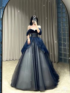 Dress Blue Long, Prom Dress Blue, Gowns Dresses Elegant, Long Evening Dress, Blue Evening Dresses, Off Shoulder Fashion