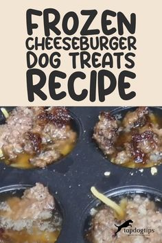 Recipe: Frozen Cheeseburger Dog Treats Frozen Dog Treats Homemade, Frozen Snacks, Frozen Dog Treats, Easy Peasy Recipes, Easy Dog Treats, Frozen Snack