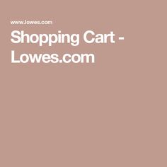 the words shopping cart - loves com are written in white on a brown background with an image