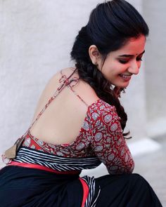 Ashika Ranganath Saree, Ashika Ranganath, Backless Blouse Designs, Girl Crush Fashion, Saree Models, Indian Actress Hot Pics, Beautiful Smile Women, Indian Beauty Saree, Formal Dress