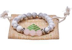 Divinity Pink (White) - DIVINITYLA New Friendships, Emotional Strength, Turtle Bracelet, Relay For Life, New Friendship, White Bracelets, Donate To Charity, Pink Bracelet, Negative Thoughts