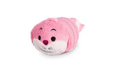 a pink stuffed animal that is laying down