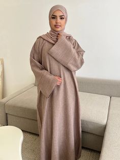 Closed Linen Abaya Dubai Luxury Plain Muslim Hijab Dress Turkey Casual African Dresses Abayas for Women Ramadan Eid Islam Kaftan - AliExpress 200000345 Casual African Dresses, Dubai Abaya Fashion, Linen Abaya, Closed Abaya, Abaya Fashion Dubai, Modest Wardrobe, Pashmina Hijab Tutorial, Luxurious Dresses