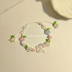 Fairy Bracelets, Beaded Diy, Beads Designs, Bead Ideas, Handmade Jewelry Tutorials, Pretty Bracelets