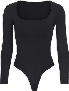 Sleek Black Scoop Neck Bodysuit, Fitted Black Bodysuit With Square Neck, Black Stretch Bodysuit With Square Neck, Casual Black Bodysuit With Square Neck, Black High Stretch Bodysuit With Scoop Neck, High Stretch Black Bodysuit With Scoop Neck, Scoop Neck Bodysuit, Phone Holster, Rayon Pants