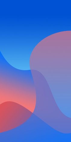 an abstract blue and pink background with wavy shapes