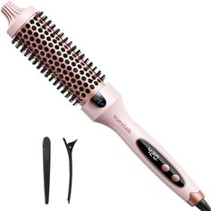 PRICES MAY VARY. Negative Ion Function: Enhance your hair styling experience with our negative ion thermal brush. Negative ions work wonders by sealing the hair cuticle, reducing frizz, and enhancing shine. Say goodbye to dull, lifeless hair and hello to smooth, lustrous locks with the transformative power of negative ions. 5 Temperature Settings & LED Digital Display: Wavytalk thermal round brush offers multiple temperature options, allowing better control during styling to achieve optimal resu Hair Tool, Blowout Brush, Lange Blow Dryer Brush, Wavytalk Thermal Brush, Thermal Brush, Christmas Wishlist Hair Styling Tools, Wavy Talk Thermal Brush, Heated Round Brush, Round Brush Hair Dryer