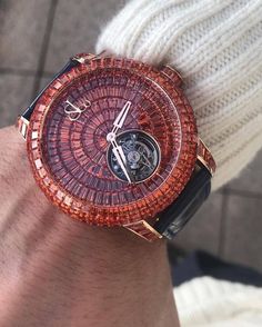 Heart Watch, Watches Rolex, Crocodile Skin, Orange Sapphire, Luxury Watches For Men, Chains For Men