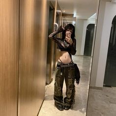 Rave Outfit Inspo Black, Demonia Rave Outfit, Dark Fairy Rave Outfit, Y2k Grunge Rave Outfits, Rap Concert Fits, Ripped Stockings Outfit Grunge, Rap Concert Outfit, Rap Concert, Dark Outfit