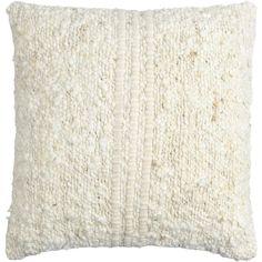 a white pillow on a white background