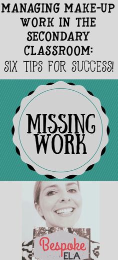 the missing work sign is posted above an image of a woman's face and words