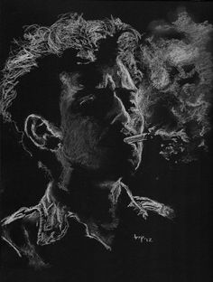 White Charcoal On Black Paper Portraits, White On Black Portrait Drawing, White Pen Art On Black Paper Easy, Black And White Sketches Pencil, White Charcoal Drawing On Black Paper, Sketches On Black Paper, White Pencil Drawing On Black Paper, White Sketch On Black Paper, Black Paper Art Ideas