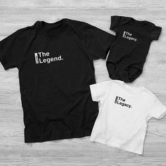 Free personalization & fast shipping. Buy The Legend Continues Personalized Sweatshirts you can customize with your own text for Dad, Grandpa & more. Personalized Sweatshirts, Father Son Matching Shirts, Personalized Bibs, Dad And Son, Baby Bandana Bibs, Father Son, Girl Fits, Matching Family Outfits, Family Outfits