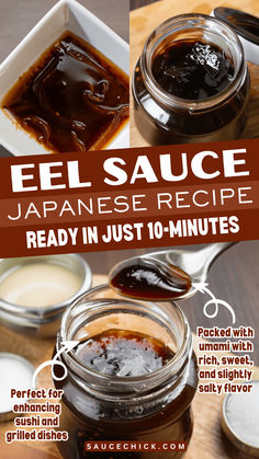 EEL SAUCE RECIPE Soy Sauce Based Sauce, Poke Bowl Eel Sauce, How To Make Eel Sauce, Eel Sauce Recipe Without Mirin, Homemade Eel Sauce, How To Make Eel Sauce Sushi Recipes, Eel Sauce Recipe, Eel Sauce, Asian Sauce Recipes