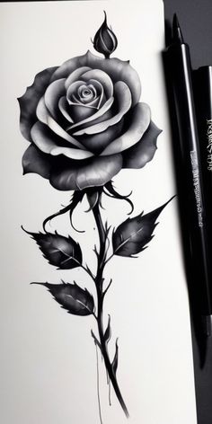 COVER UP TATTOO DESIGNS IDEIAS Cover Up Rose Tattoo, Rose Cover Up Tattoo, Black And Grey Rose Tattoo, Flower Cover Up Tattoos, Rose Vine Tattoos, Tattoo Lettering Alphabet, Magic Runes, Mermaid Artwork