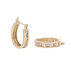 14K Yellow gold Diamond Channel Set Hoops 0.30ct Total Weight, Clarity I1/I2, Color G-I, Weight 4.3GR, Size 18X15mm Click Lock Brand:  Manufacture Region:  Metal/Material: 14K  Yellow Gold    Main Stone: Diamonds  Main Stone Detail: I1/I2    0.30ct    G-I      Secondary Stone:   Main Gemstone Color:   G-I   Item Detail :         (152254) Clasp/Fastening:    Size/Length:        Sizeable:  Gram Weight:  Hallmark/Stamp Indication:  Jewelry Shape:    Style:       Theme;  Occasion:  CONDITION NOTES: Used in good condition Channel Set, Fine Jewellery Earrings, Vintage Store, Metal Material, Gemstone Colors, Gold Diamond, Jewelry Watches, Fine Jewelry, Jewelry Earrings