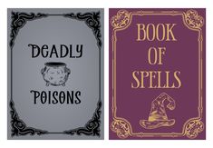 two books with the title'book of spells '