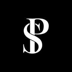 the letter s is made up of letters that appear to be capitalized in black and white