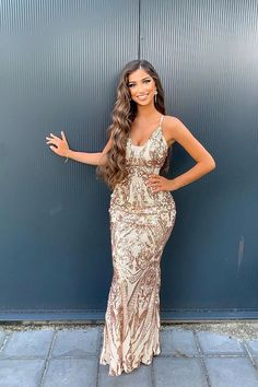 Here To Party Maxi Dress - Champagne | Fashion Nova, Dresses | Fashion Nova Party Maxi Dress, Dresses Fashion Nova, Sequin Dresses, Prom Ideas, Clothes Aesthetic, Sequin Maxi Dress, Sequin Maxi, Grad Dresses, Fashion Nova Dresses