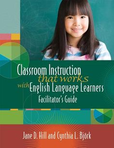 a book cover for classroom instruction that works with english language learners