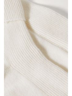 JOHNSTONS OF ELGIN Ribbed cashmere-blend socks Cream Ribbed Winter Socks, Cream Ribbed Socks For Winter, White Ribbed Winter Socks, Cozy Winter Socks With Ribbed Cuffs, Classic White Socks For Fall, White Classic Socks For Fall, Cozy Ribbed Winter Socks, Fall Shopping, Net A Porter