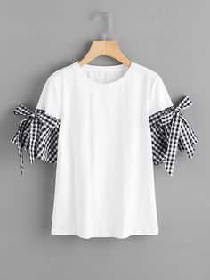 Sewing Tops For Women, Sewing Tops, Gingham Tops, Women Diy, Mode Inspiration, Trendy Tops, Tops For Women