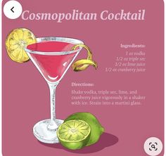 Girly Martini Recipes, Fun Bachelorette Cocktails, Easy Girly Cocktails, 21st Birthday Cocktails, New Year’s Eve Drinks Alcohol, Fun Martini Recipes, Funky Cocktails, Types Of Martinis, Summer Martini Recipes